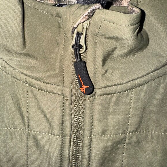 Habit Capetree Valley Mens Fleece Full-Zip Camouflage Jacket L Hunting Outdoor - Picture 8 of 11